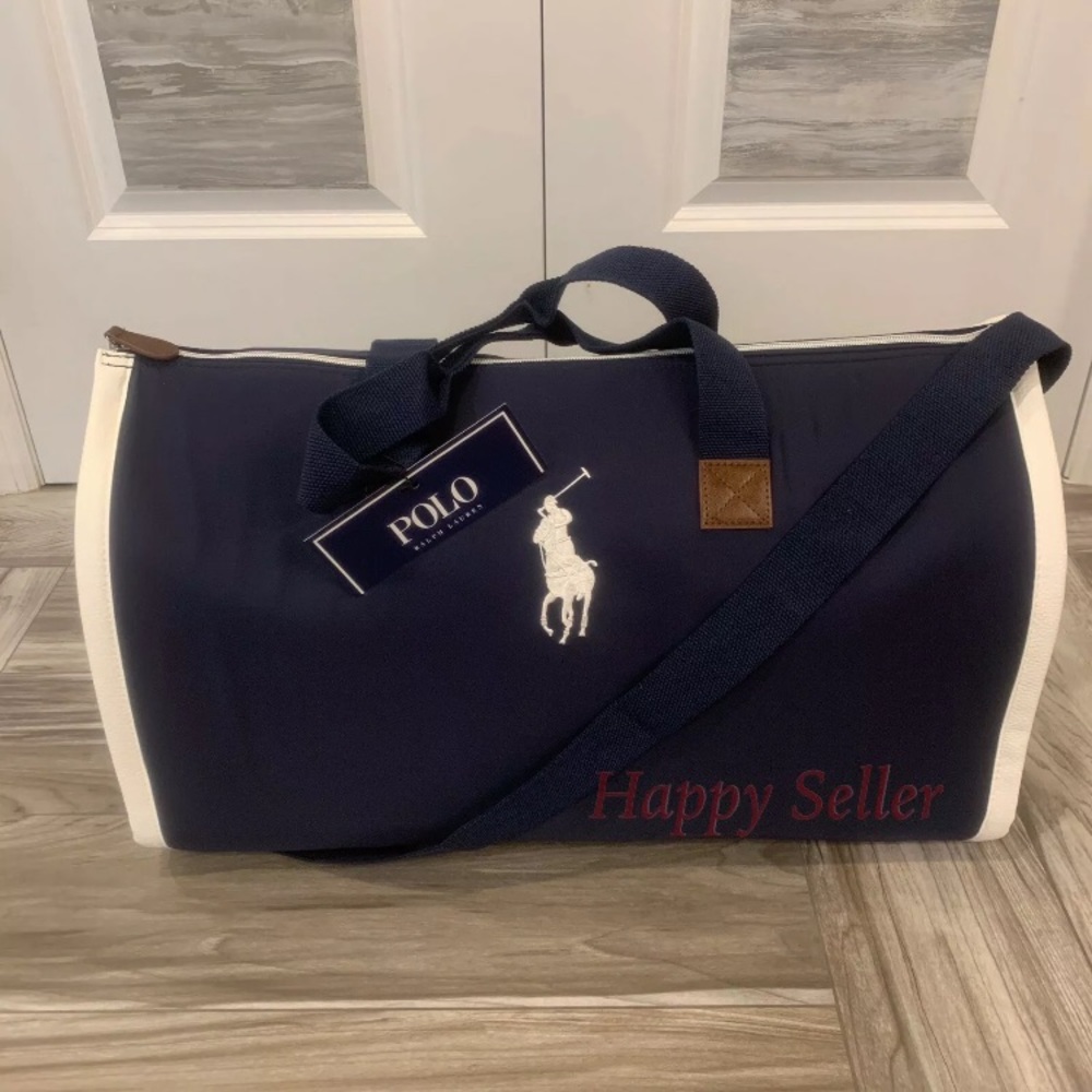 Polo Duffle Bag Garment Weekender Holdall Travel - Picture 2 of 8